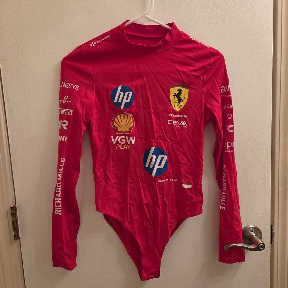Ferrari/Charles Leclerc F1 bodysuit